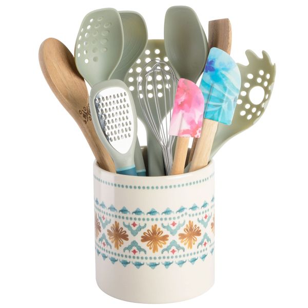 12pc Kitchen Tool Set With Multi Color Plastic