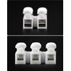 QWORK® 100 Pcs Spring Wire Connectors, CH2 CH3 Electrical Connector Blocks for Electrical Cables (60Pcs CH2 + 40Pcs CH3)