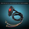 Universal 7/8" Motorbike Handlebar Mount Start/Stop Switch Button - Motorcycle On/Off Control Switch