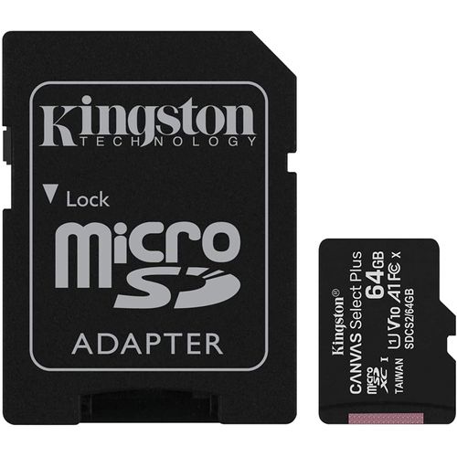 Original Kingston microSD Memory Card, 64 GB, for Sony Xperia Z5 Z6 Mini