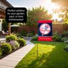 NY Yankees Throwback Retro Garden Flag and Pole Stand Mount