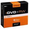 Intenso 4211632 - x10 DVD+RW 4.7GB Slim Case