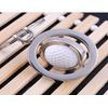 LL-Golf Golfball Rotating 3D Keychain/Gift, Silver, Unisex