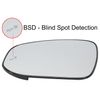 Driver Side Mirror for Toyota Highlander (US Version) 2014-2019 with BSD Heated Left Side Mirror Replacement Glass