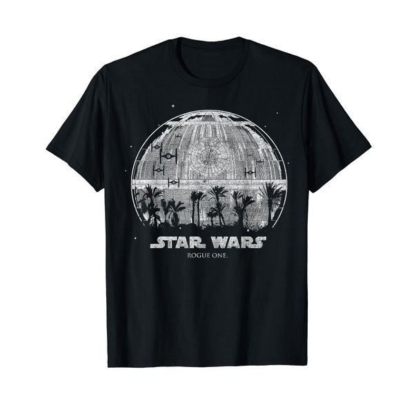Star Wars Rogue One Palm Tree Death Star T-Shirt