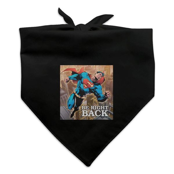 GRAPHICS & MORE Superman Be Right Back Dog Pet Bandana