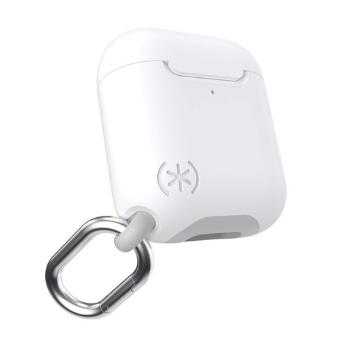 Speck Products Presidio PRO Airpods 2nd/1st Generation Case, White/Marble Grey