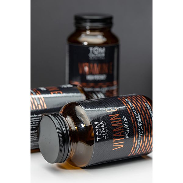 Tom Oliver Nutrition - Vitamin E 400IU High Potency, Highly Absorbable (60 Softgels) (6)