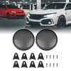 uxcell Speaker Grill Mesh Subwoofer Grille Decorative Circle Grill Protector 2 Pack 12"