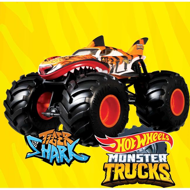 Hot Wheels Monster Trucks, Oversized Monster Truck in 1:24 Scale