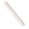 YS Park 333 Round Tooth Extra Long Cutting Comb - White