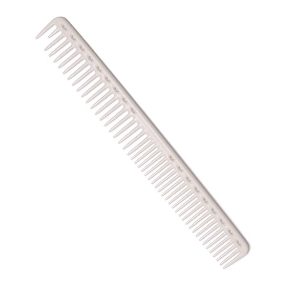 YS Park 333 Round Tooth Extra Long Cutting Comb - White