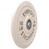 BalanceFrom Color Coded Olympic Bumper Plate Weight Plate with Steel Hub, 10LB Single