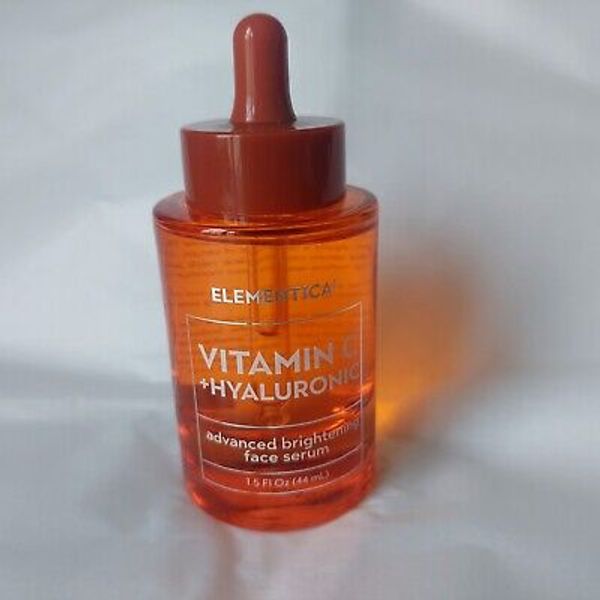 Elementica Vitamin C + Hyaluronic Advanced Brightening Face Serum 1.5floz (44ml)