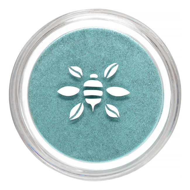 Honeybee Gardens PowderColors, Clean Mineral Eye Shadow in Castaway, Bright Shimmery Turquoise Blue, Versatile, Portable, & Skin-Friendly, 2g