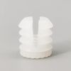 Alamic Plastic Dowel Plastic Hinge Dowel Inserts (100, 0.34"x0.39"(8.7mmx10mm) Split)