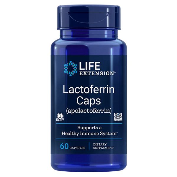 Lactoferrin 300mg 60 Vegetarian Capsules LIFE Extension-
