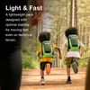 Osprey Talon Jr Boy's Lightweight Hiking Backpack, Green Canopy
