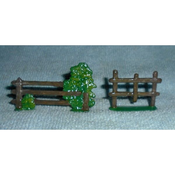 Vintage Lead 2 Pieces "Garden Fence" FRANCE Near Mint Condition Free Shipping