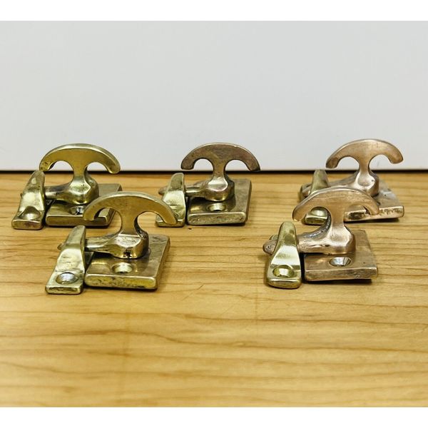 Set Of 5 Vintage Metal Casement Window Latches Locks