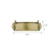 Bathroom Tray - Elegant Aluminum with Gold Finish Organizer for Towels Lotions Decorative Kitchen Home Decor Bath Accessories Countertop Bedroom - The Calla Lilly Collection