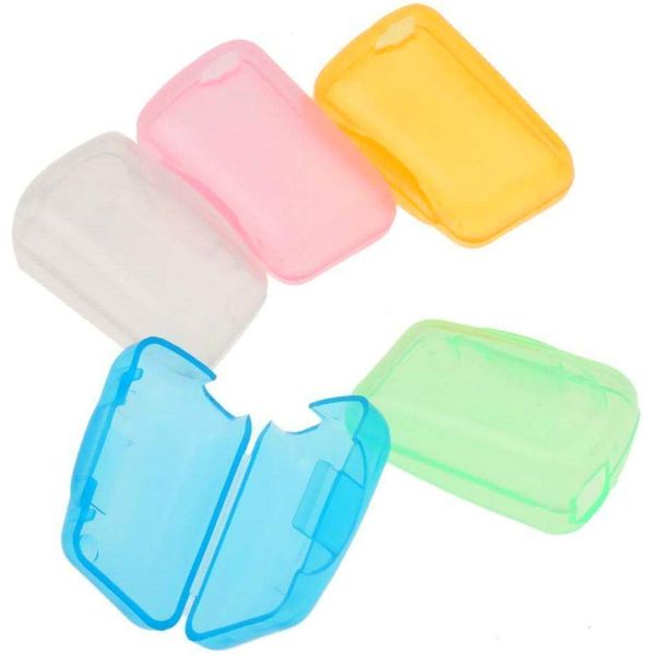 5 Pieces Travel Portable Toothbrush Head Covers Toothbrush Protective Case Toothbrush Head Protector Cap