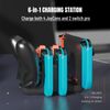 6 in 1 Controller Charging Dock Station for Switch Pro, Fast Charging Station with Indicator Light, Controller Charger for 4 JoyCons and 2 Switch Pro