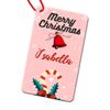 Personalised Any Name Rectangle Christmas Bauble Tree Decoration Gift Present 139