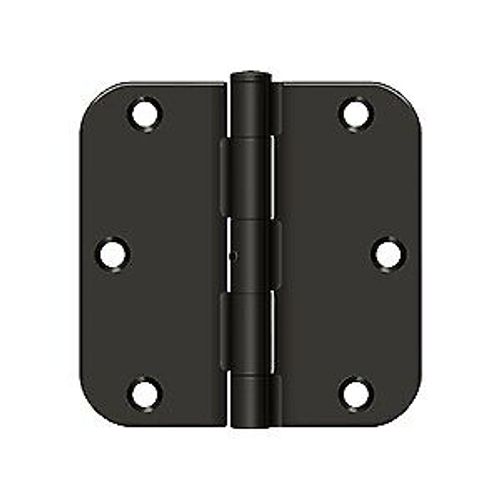 Deltana S35R5N10B 3-1/2x5/8 Plain Bearing Mortise Door Hinge Bulk Pack