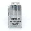 Modelcraft 0.3-1.6 mm Microbox Drill Set, Pack of 20, Silver