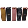 Zactly 5 x MATTEO Windproof Jet Flame Lighter Set Rare Dustproof Electronic Gas Refillable (Slim Smiley)