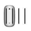 kwmobile Mouse Feet Replacement Compatible with Apple Magic Mouse 1/2 Computer Mouse Skates Sticker - Black