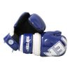 Top Ten WAKO Competition Approved Blue Glossy Point Sparring Gloves (Medium)