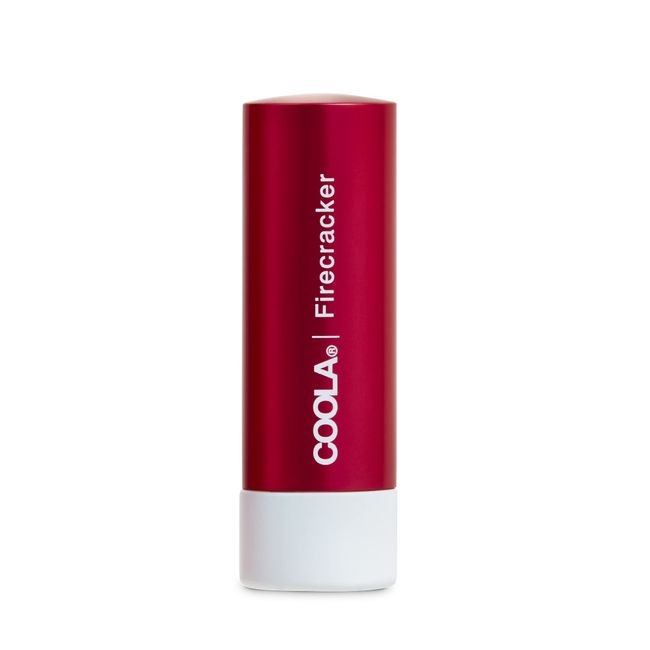 COOLA Organic Mineral Sunscreen Tinted Lip Balm, Lip Care for Daily Protection, Broad Spectrum SPF 30, Firecracker, 0.15 Fl Oz