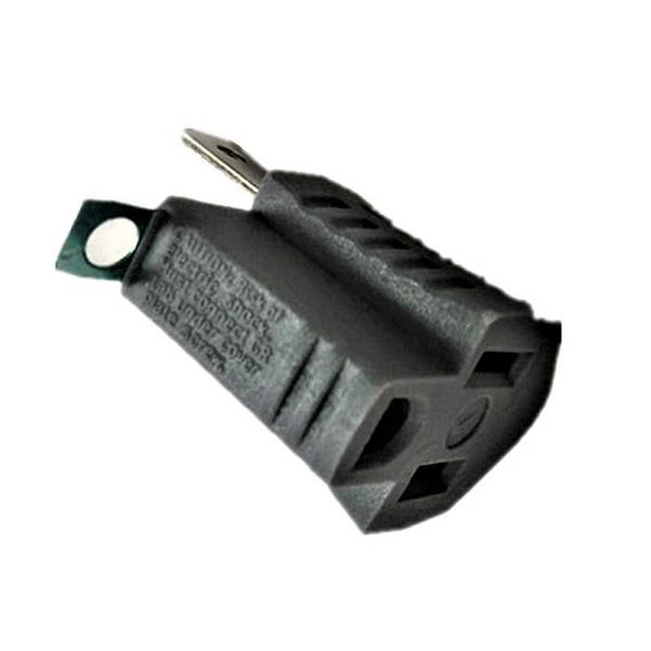 15-Amp Single Outlet Grounding Adapter