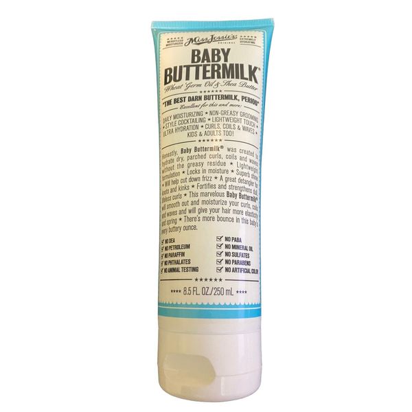 Miss Jessie's Baby Buttermilk Wheat Germ Oil & Shea Butter Moisturizer 8.5 Fl Oz