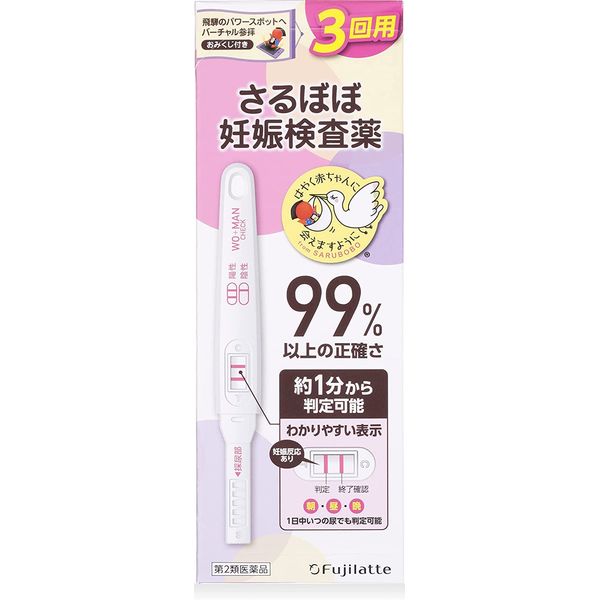 【第2類医薬品】ウー・マン チェック 3回用 ×4