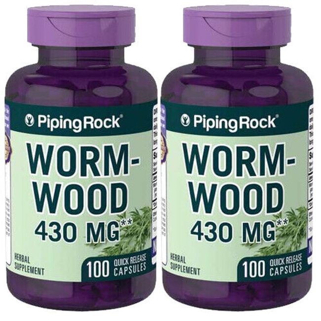 Wormwood 430mg  2X100 or 1X200 Caps Non GMO Artemisia annua