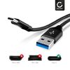 CELLONIC USB Tablet Charger Replacement for Blackview Tab 8, Tab 9 2m Fast Charging 3A USB C Type C Data Cable Adapter - Black