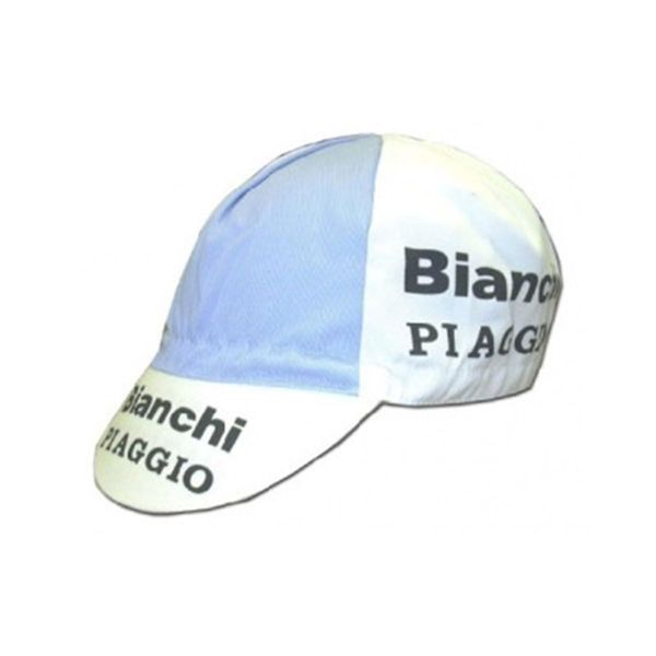 Outdoor Vintage - Anti Sweat Cotton Cycling Cap | L’Eroica, Tour de France, Giro D’Italia Style Bicycle Cap,Team Jersey Caps (Bianchi)