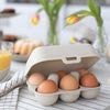 Koziol EGGS TO GO MINI Egg Box (Nature Flower Blue)