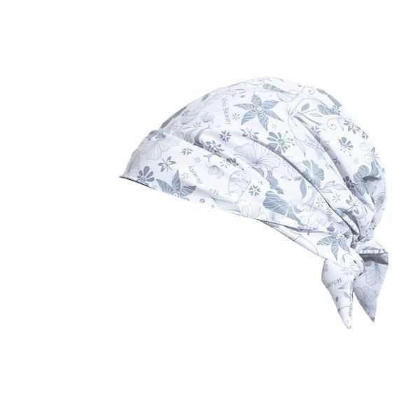 White Beauty UV Protection Cap, Women's Visor Cap, off white (floral)