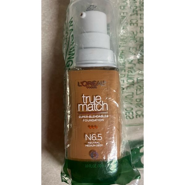 Loreal True Match Super-Blendable Liquid Foundation N6.5 Neutral Medium Deep New