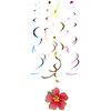 Luau Swirl Hanging Decorations Value Pack (Each), Model: