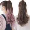 Brightlele f104-RTF Wig, Ponytail, Long, Natural Clip, Gradient Ponytail Wig