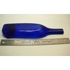 UpCycled Melted Cobalt Blue Wine Bottle Shallow Snack Serving Dish Bowl