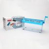 Hand Shredder for Home Use, Mini, Manual, Tabletop, Compact, Lightweight, Easy, Quiet Design, A4 Compatible, Blue
