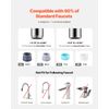 Faucet Mount Water Filter Sink Water Purifier for Kitchen Vertical White