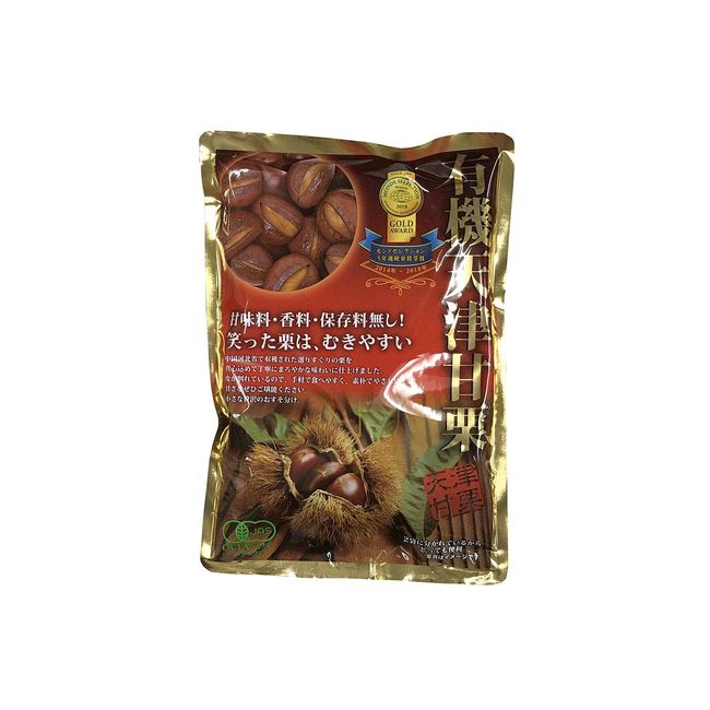 Minamoto Kiyota Shoji Organic Tianjin Amauri with Shells, 9.2 oz (260 g) (130 g x 2 Bags), Additive-free, Sweet Chestnuts, Sweets, Japanese Sweets