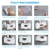 5 Toothbrush Slots Holder Wall Mount Automatic Toothpaste Dispenser Squeezer US